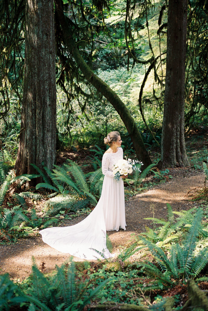 Forest wedding in PNW