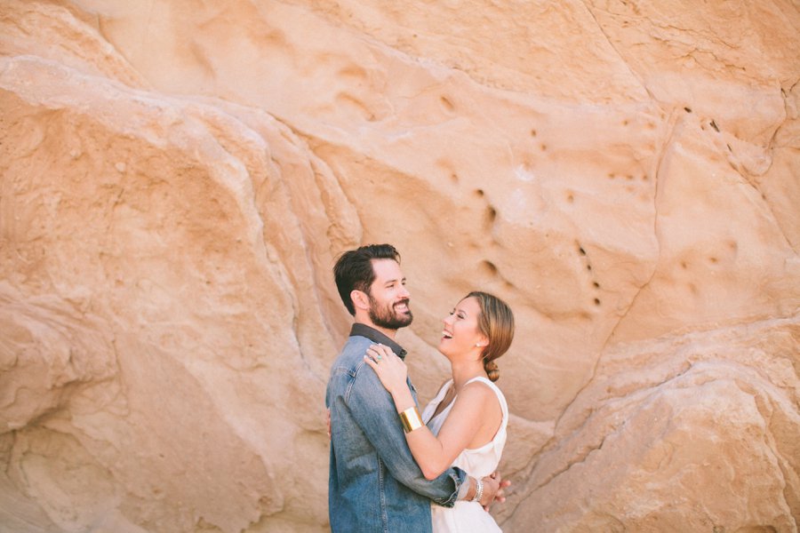 Vasquez Rock Engagement shoot // Laura Goldenberger Photography