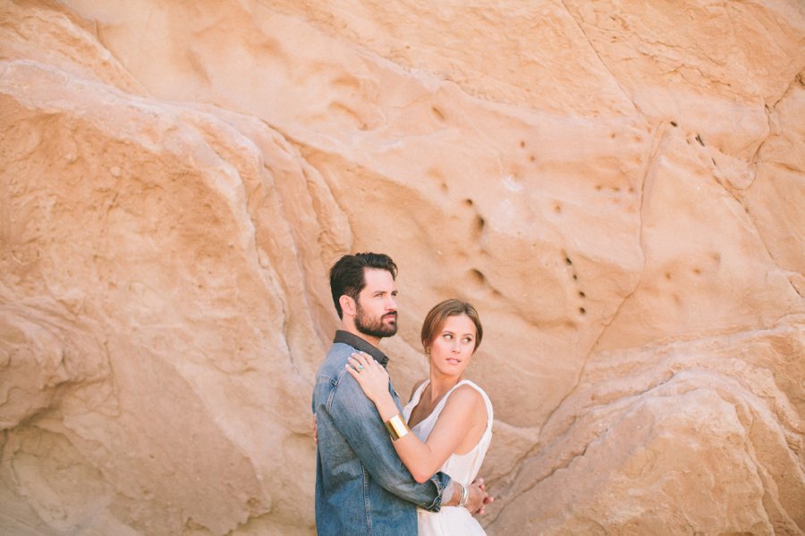 Vasquez Rock Engagement shoot // Laura Goldenberger Photography