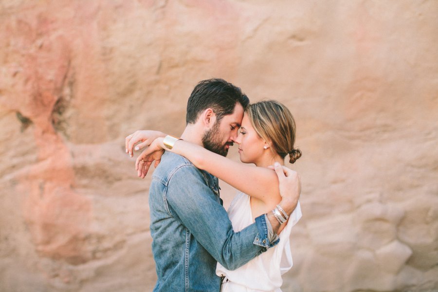 Vasquez Rock Engagement shoot // Laura Goldenberger Photography