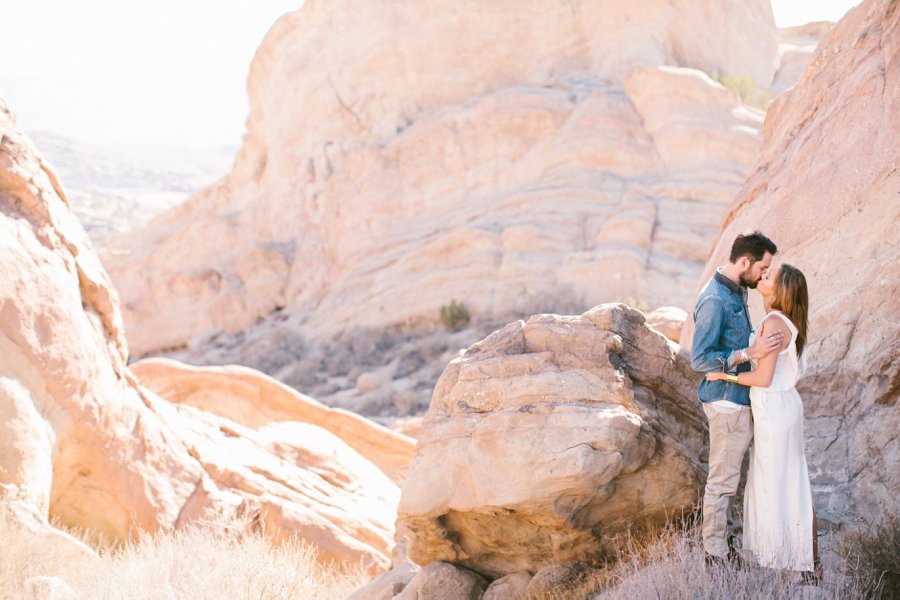 Vasquez Rock Engagement shoot // Laura Goldenberger Photography