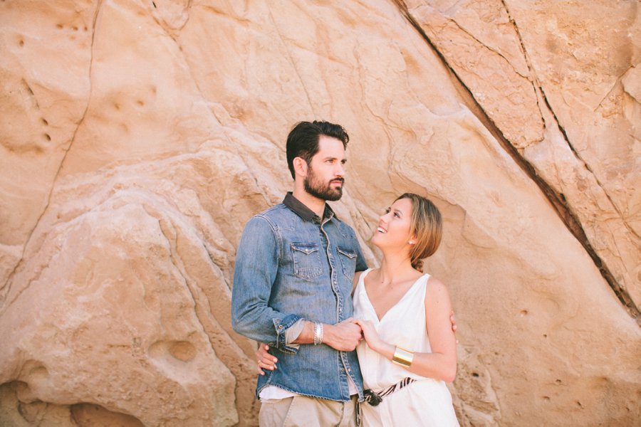 Vasquez Rock Engagement shoot // Laura Goldenberger Photography