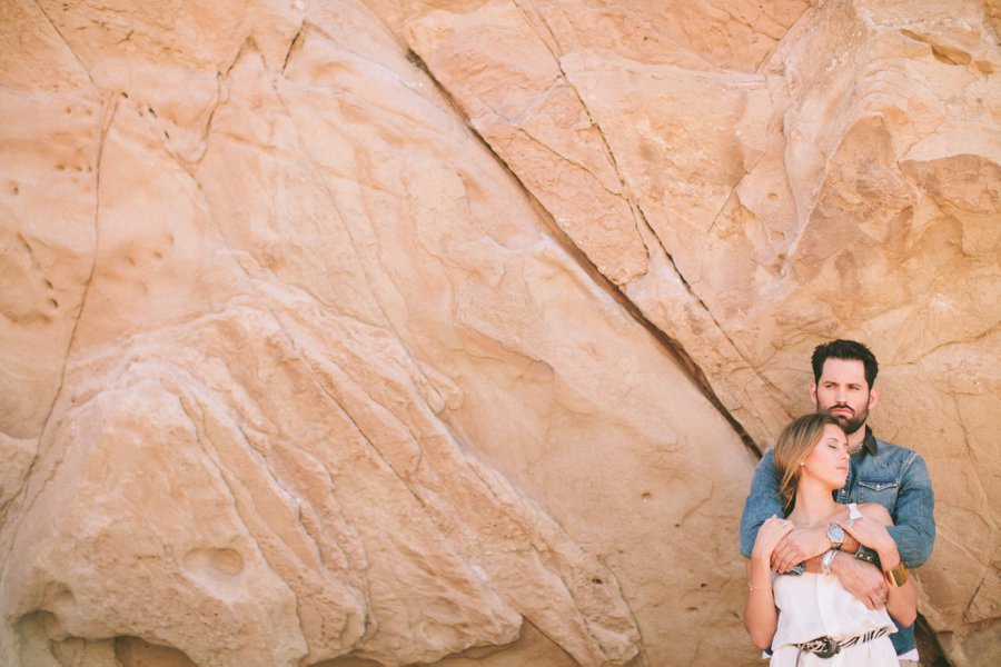 Vasquez Rock Engagement shoot // Laura Goldenberger Photography