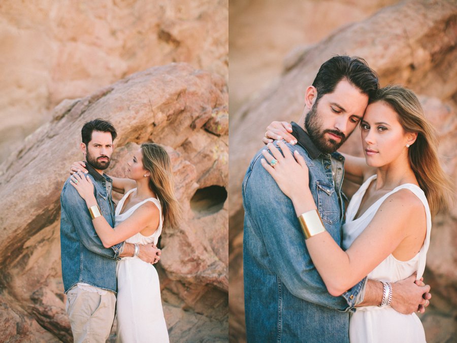 Vasquez Rock Engagement shoot // Laura Goldenberger Photography