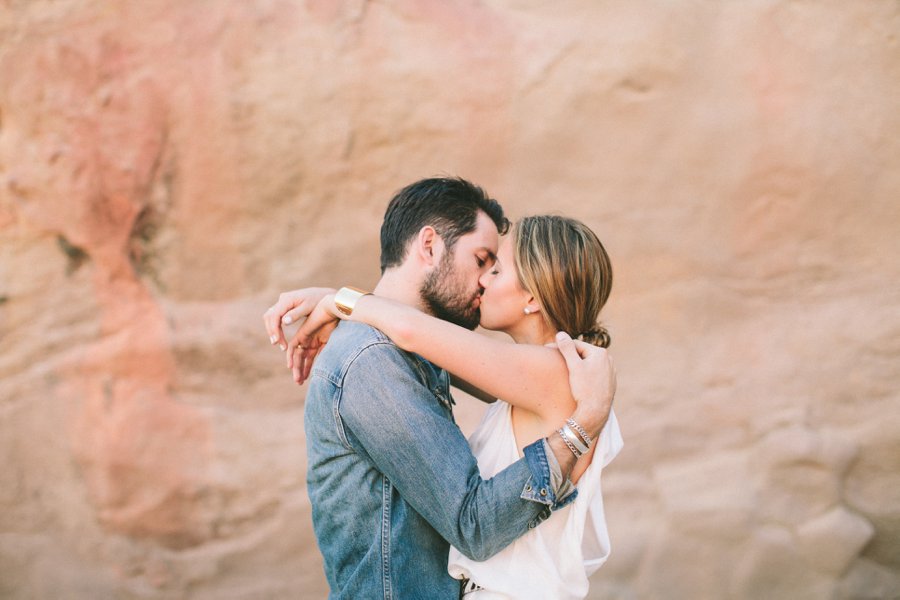 Vasquez Rock Engagement shoot // Laura Goldenberger Photography