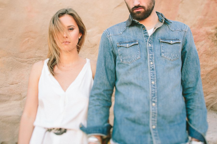 Vasquez Rock Engagement shoot // Laura Goldenberger Photography