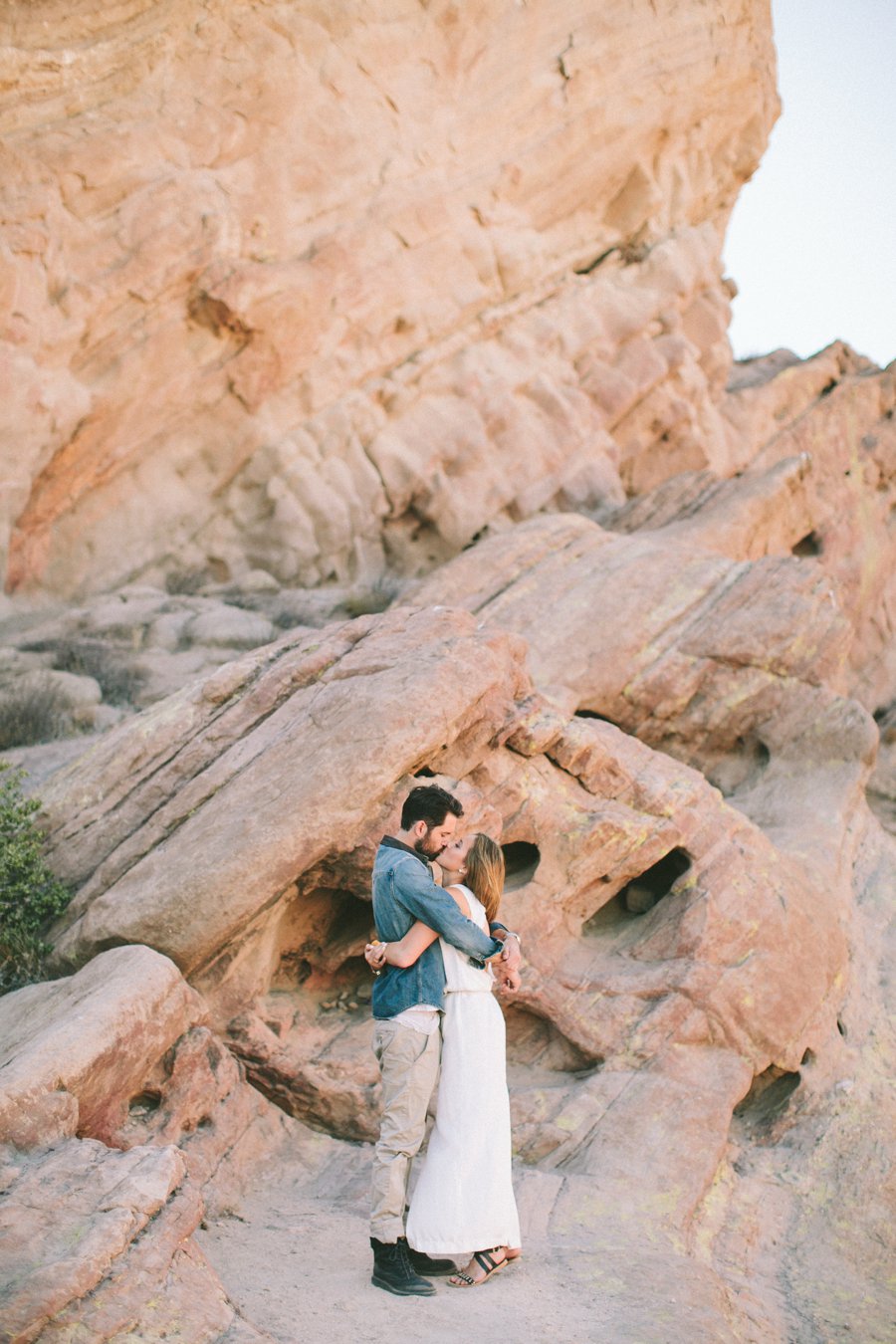 Vasquez Rock Engagement shoot // Laura Goldenberger Photography