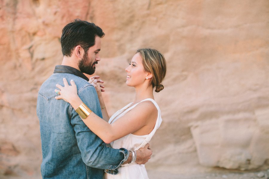 Vasquez Rock Engagement shoot // Laura Goldenberger Photography