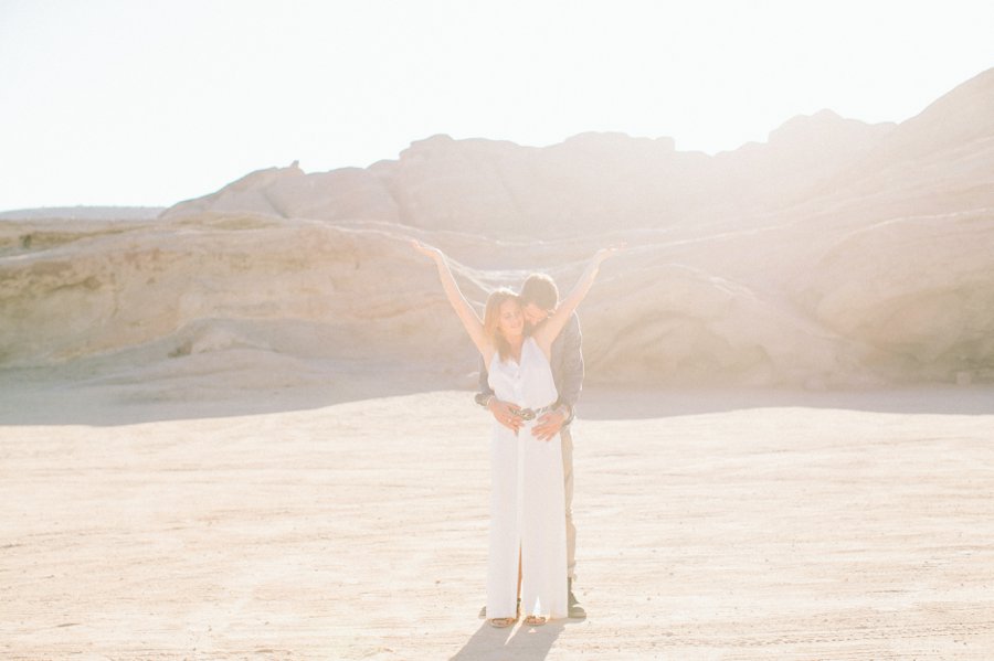 Vasquez Rock Engagement shoot // Laura Goldenberger Photography