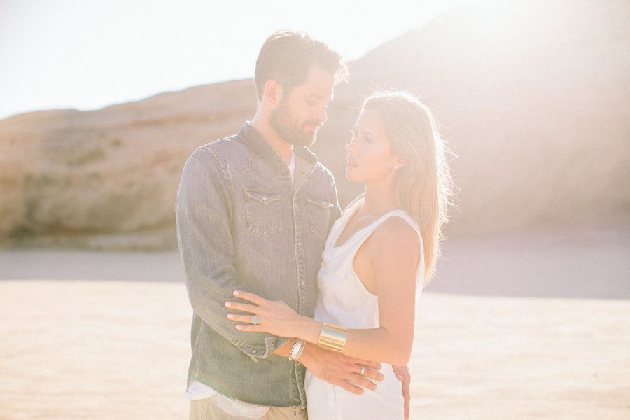 Vasquez Rock Engagement shoot // Laura Goldenberger Photography
