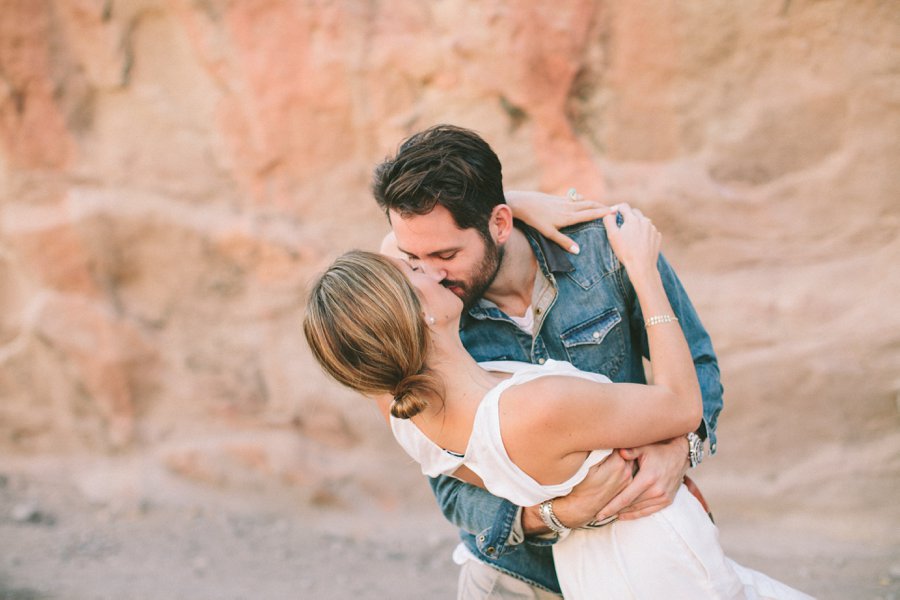 Vasquez Rock Engagement shoot // Laura Goldenberger Photography