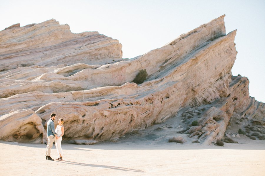 Vasquez Rock Engagement shoot // Laura Goldenberger Photography