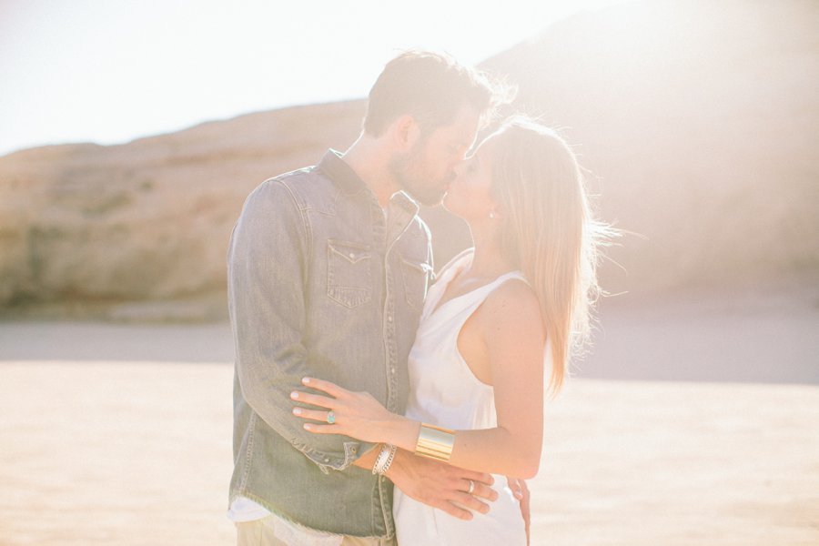 Vasquez Rock Engagement shoot // Laura Goldenberger Photography